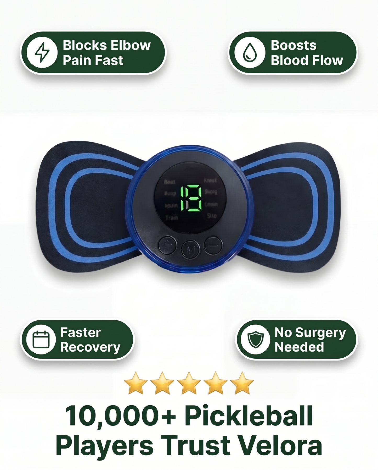 Velora™ PulseRelief - The TENS Recovery Device For Pickleball Players